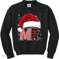 Mr And Mrs Claus Couples Matching Christmas Pajamas Santa Kids Sweatshirt thumb 0