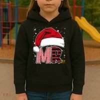 Mr And Mrs Claus Couples Matching Christmas Pajamas Santa Kids Hoodie thumb 3