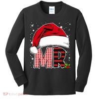 Mr And Mrs Claus Couples Matching Christmas Pajamas Santa Kids Long Sleeve Shirt thumb 0