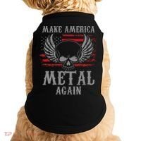 Make America Metal Again Heavy Metal Rock Doggie Tank thumb 0