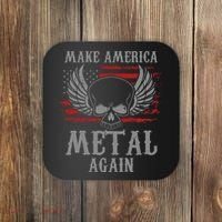 Make America Metal Again Heavy Metal Rock Coaster thumb 0