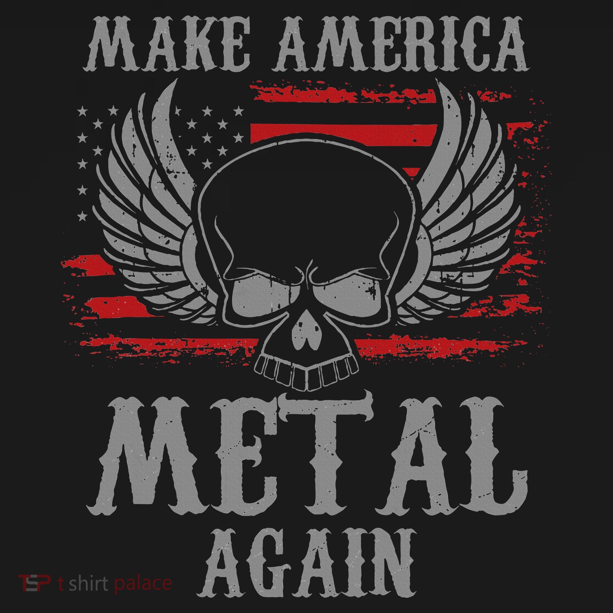 Make America Metal Again Heavy Metal Rock Ornament