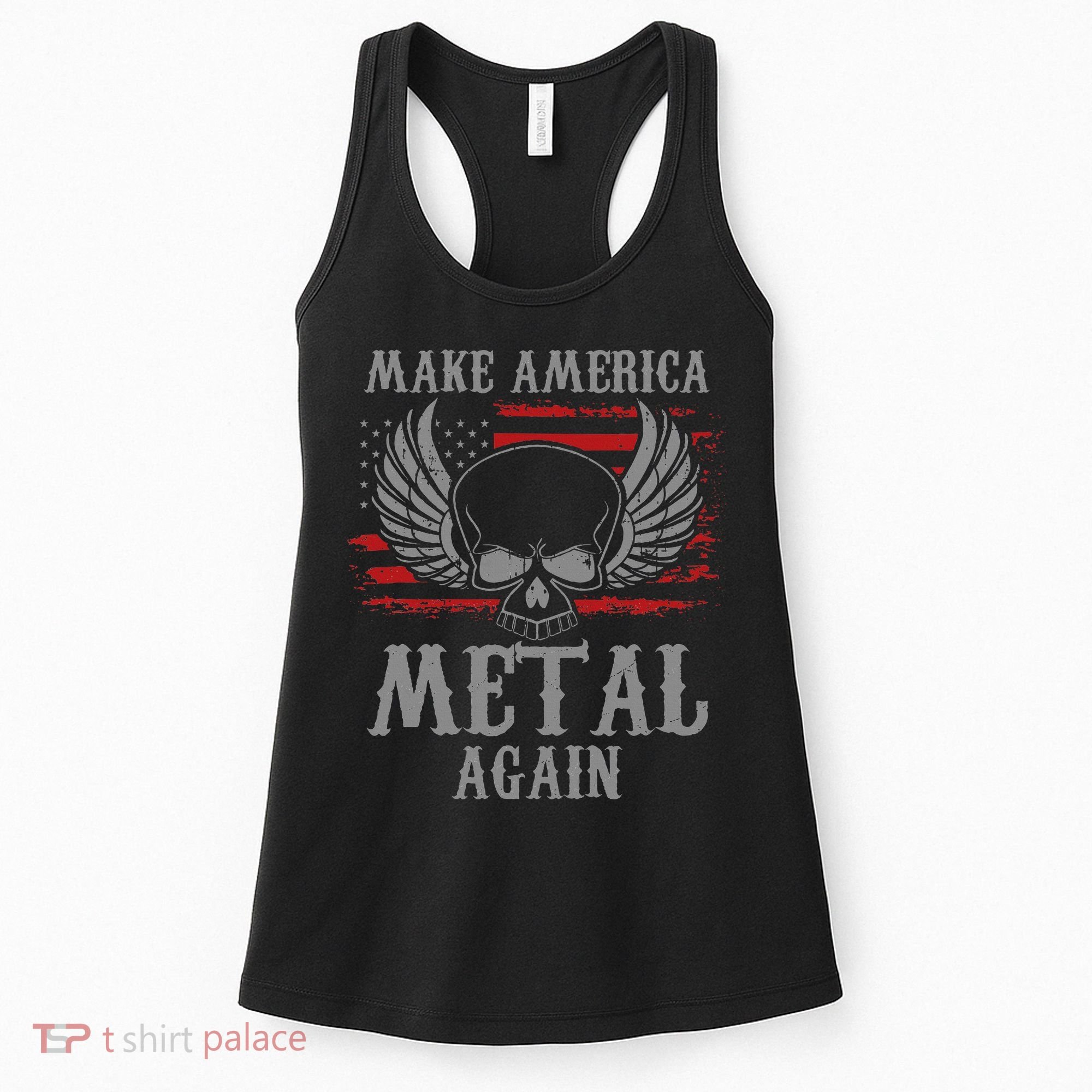 Make America Metal Again Heavy Metal Rock Women's Tank Top