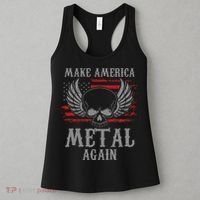 Make America Metal Again Heavy Metal Rock Women's Tank Top thumb 3