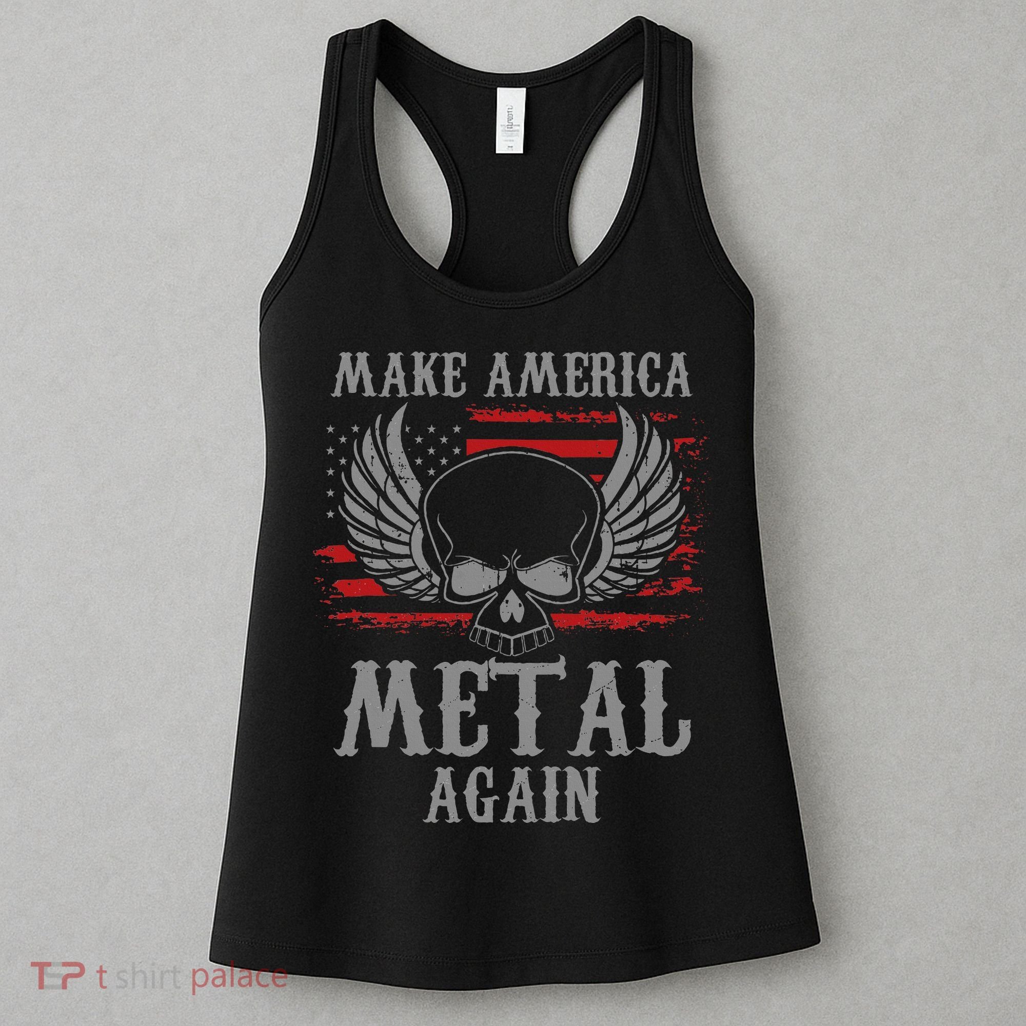 Make America Metal Again Heavy Metal Rock Women's Tank Top