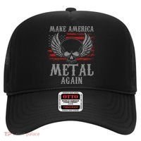Make America Metal Again Heavy Metal Rock Hat thumb 0