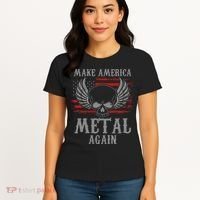 Make America Metal Again Heavy Metal Rock Women's T-Shirt thumb 4