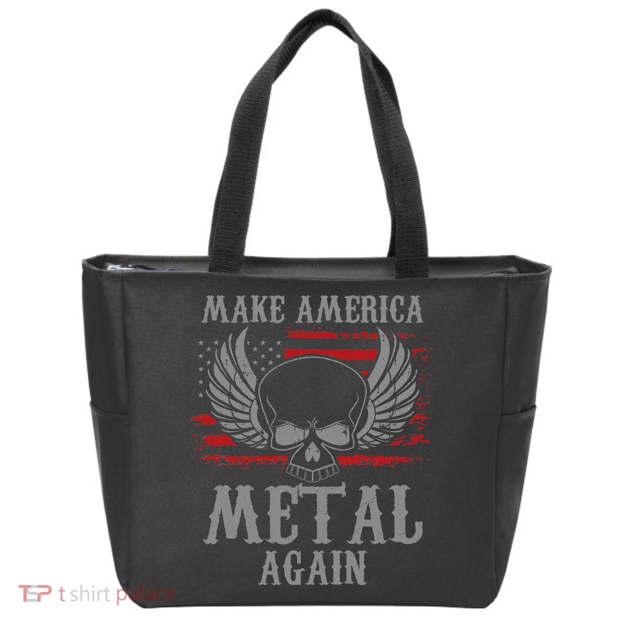 Make America Metal Again Heavy Metal Rock Tote Bag