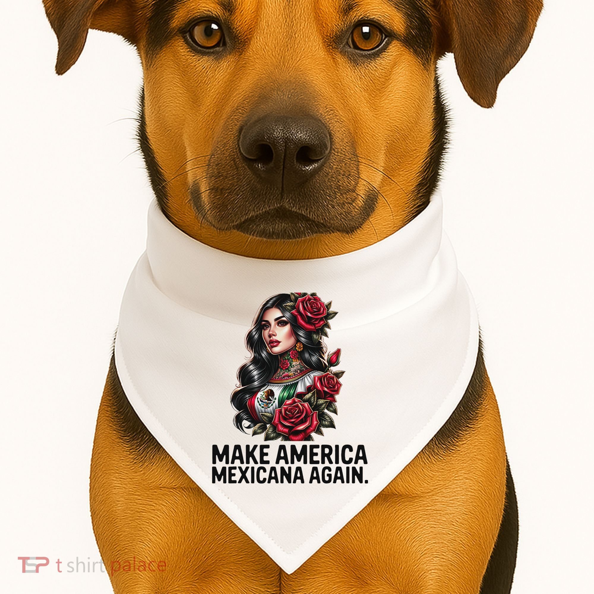 Make America Mexicana Again USA-Made Doggie Bandana