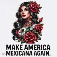 Make America Mexicana Again Kids Long Sleeve Shirt thumb 2