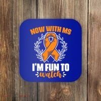 Ms Awareness Multiple Sclerosis Survivor Gift Coaster thumb 0