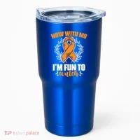 Ms Awareness Multiple Sclerosis Survivor Gift Tumbler thumb 0