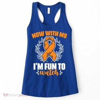 Ms Awareness Multiple Sclerosis Survivor Gift Women's Tank Top