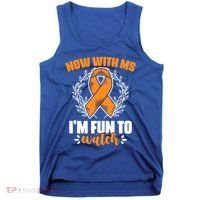 Ms Awareness Multiple Sclerosis Survivor Gift Tank Top thumb 0