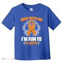 Ms Awareness Multiple Sclerosis Survivor Gift Toddler T-Shirt thumb 0