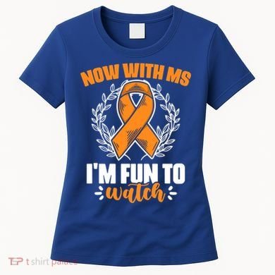 Ms Awareness Multiple Sclerosis Survivor Gift Women's T-Shirt
