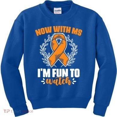 Ms Awareness Multiple Sclerosis Survivor Gift Kids Sweatshirt