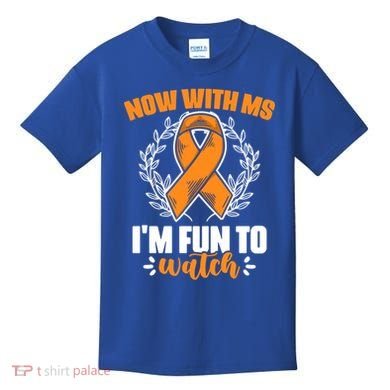 Ms Awareness Multiple Sclerosis Survivor Gift Kids T-Shirt