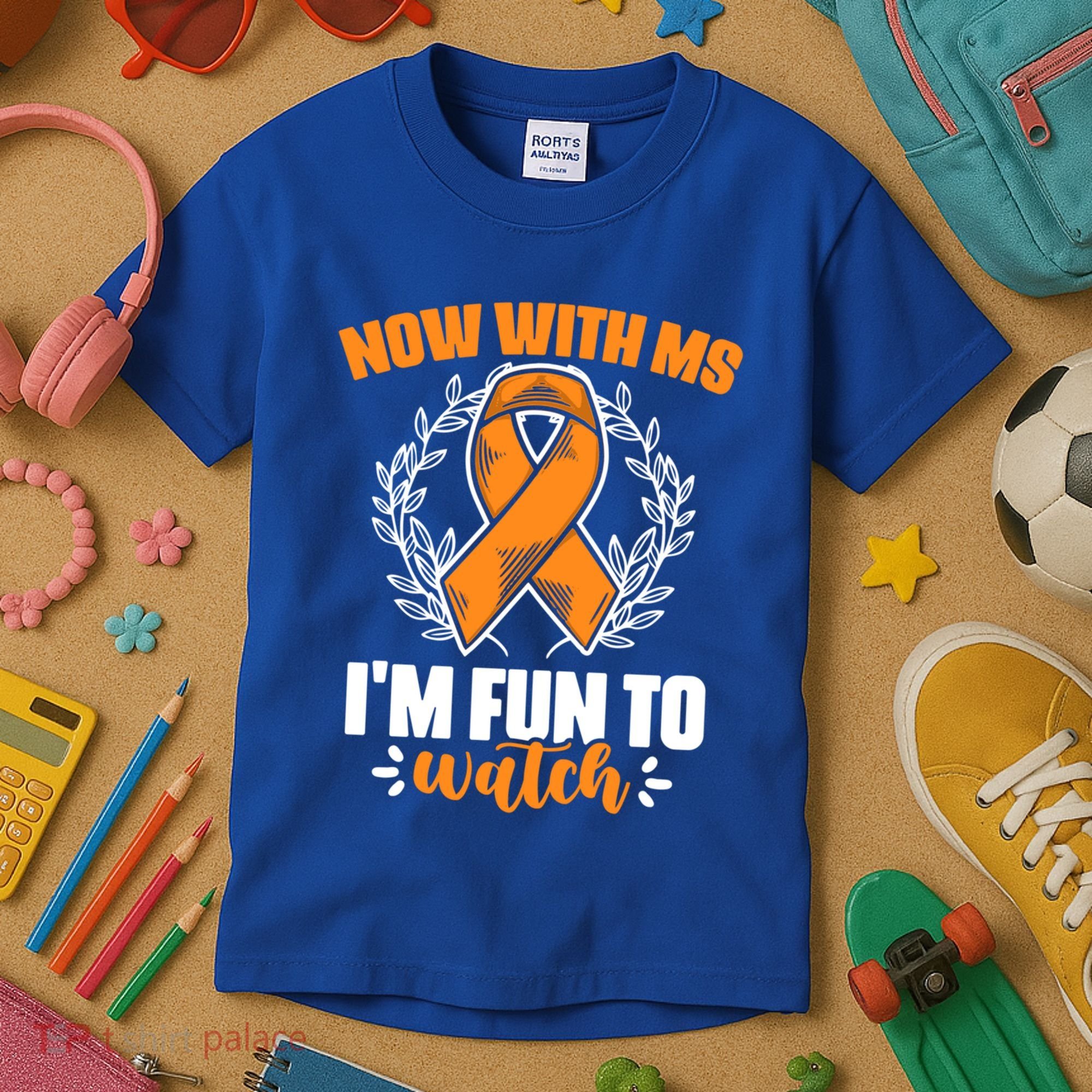 Ms Awareness Multiple Sclerosis Survivor Gift Kids T-Shirt