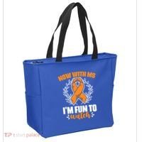 Ms Awareness Multiple Sclerosis Survivor Gift Tote Bag thumb 2