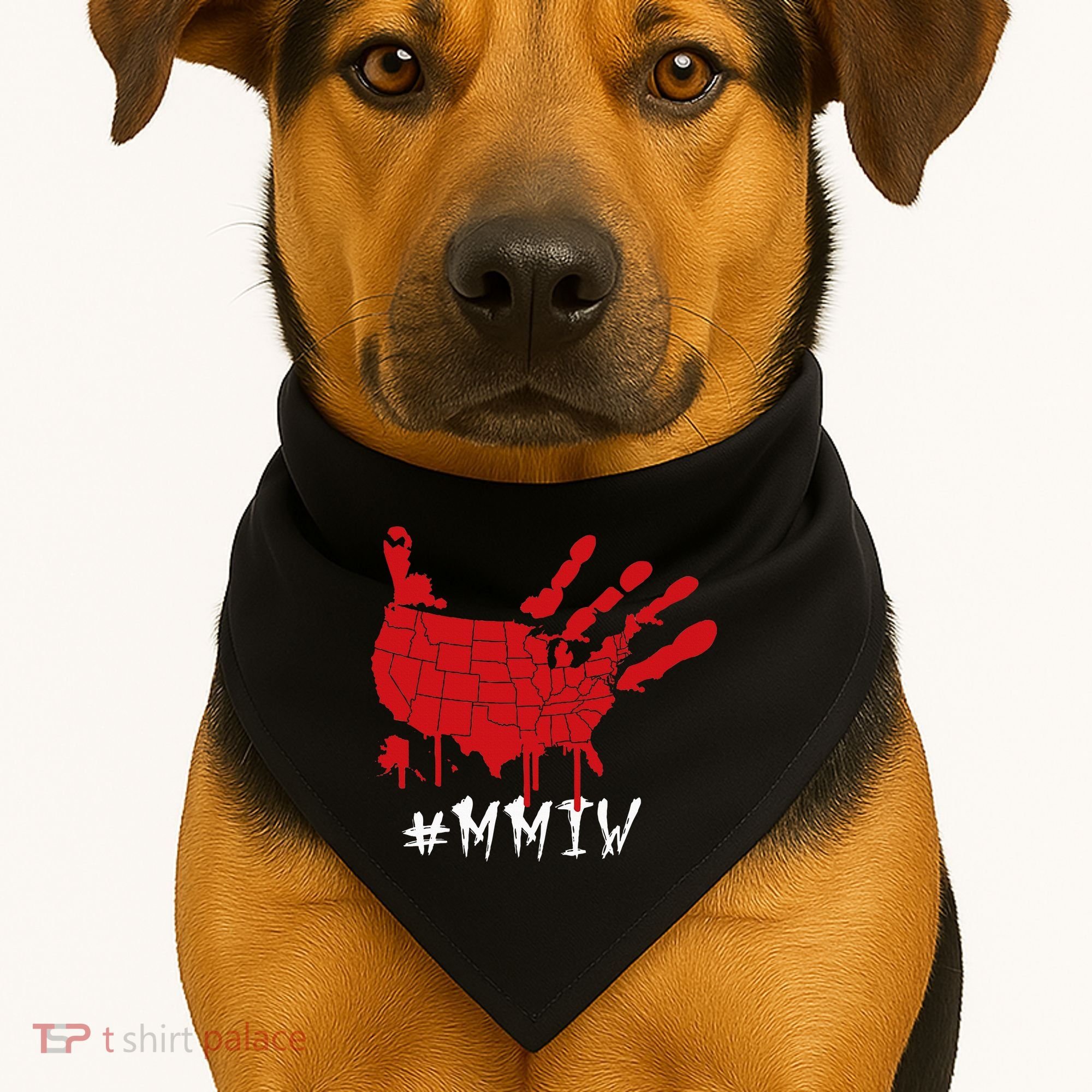 Missing And Murdered Indigenous Women Mmiw USA-Made Doggie Bandana