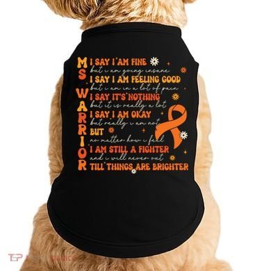 Ms Awareness Multiple Sclerosis Awareness Doggie Tank