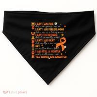 Ms Awareness Multiple Sclerosis Awareness USA-Made Doggie Bandana thumb 0