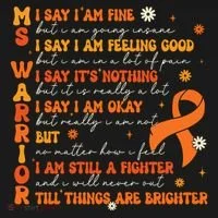 Ms Awareness Multiple Sclerosis Awareness T-Shirt thumb 7