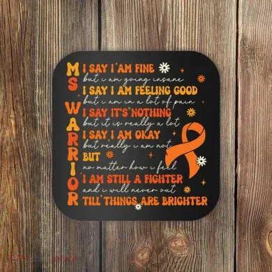 Ms Awareness Multiple Sclerosis Awareness Coaster