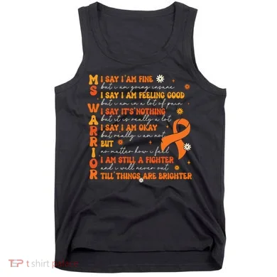 Ms Awareness Multiple Sclerosis Awareness Tank Top