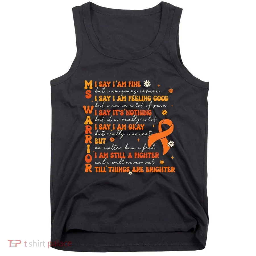 Ms Awareness Multiple Sclerosis Awareness Tank Top