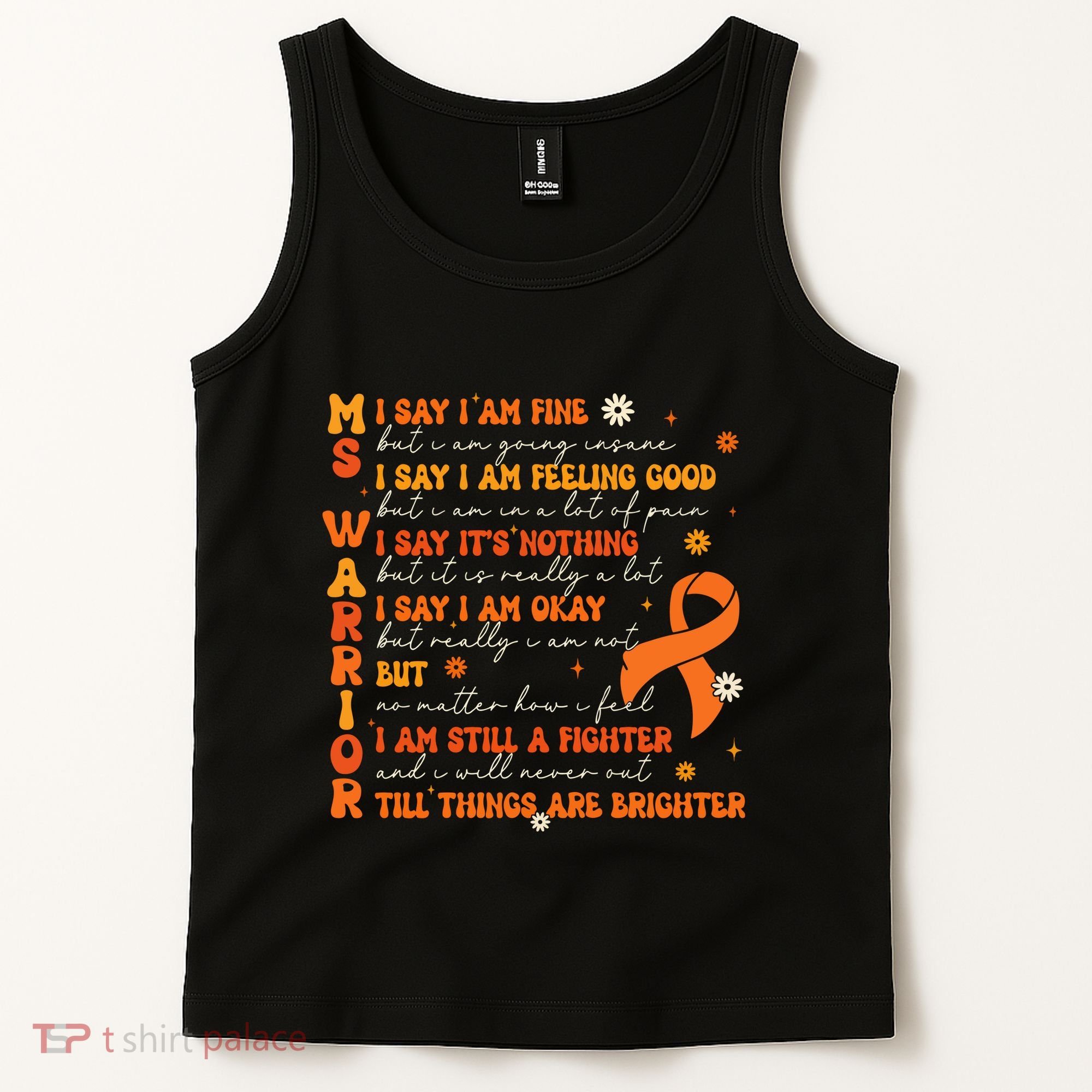 Ms Awareness Multiple Sclerosis Awareness Tank Top