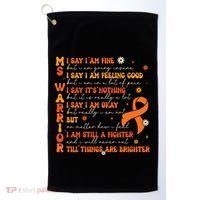 Ms Awareness Multiple Sclerosis Awareness Golf Towel thumb 0