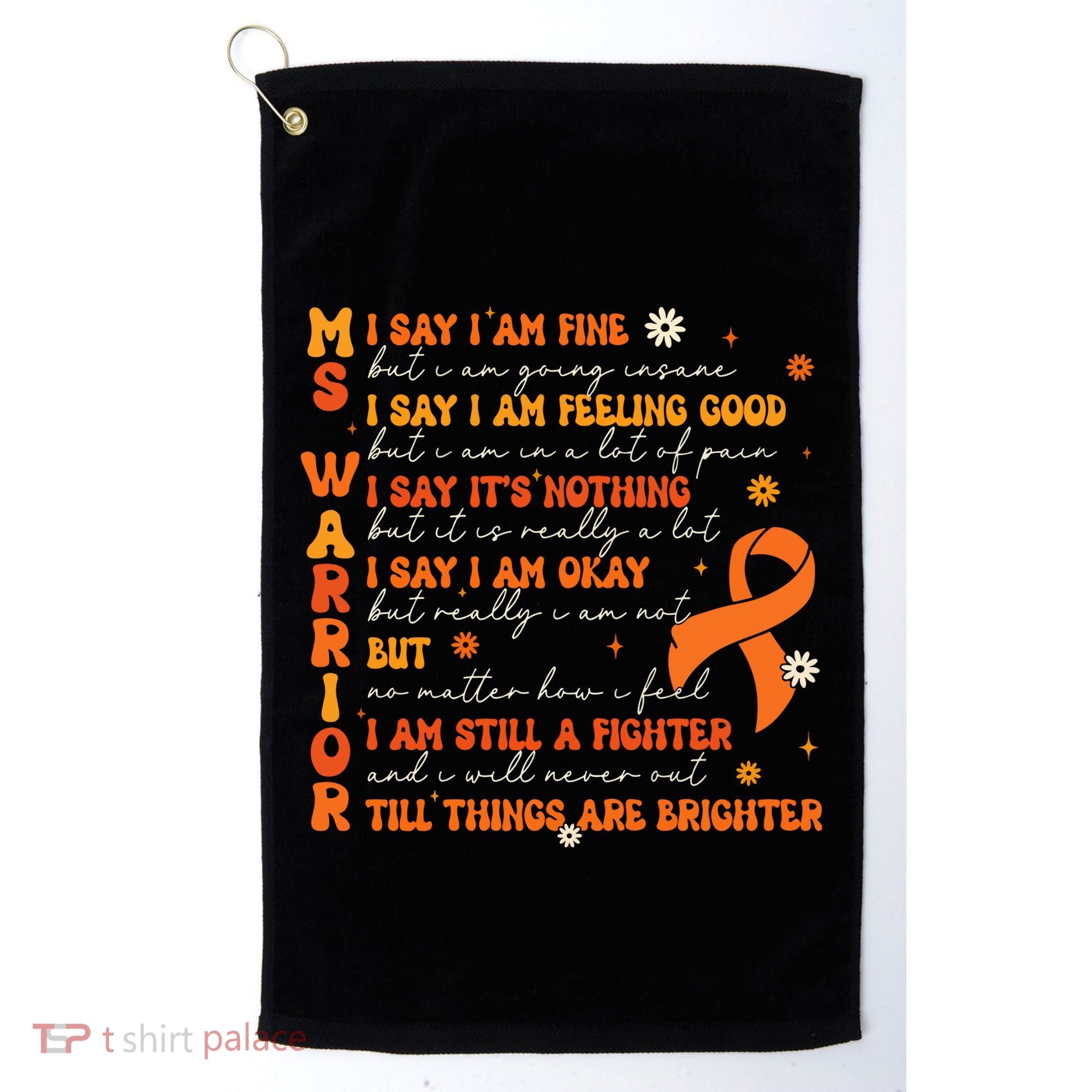Ms Awareness Multiple Sclerosis Awareness Golf Towel