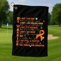 Ms Awareness Multiple Sclerosis Awareness Golf Towel thumb 1