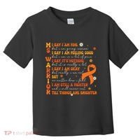 Ms Awareness Multiple Sclerosis Awareness Toddler T-Shirt thumb 0