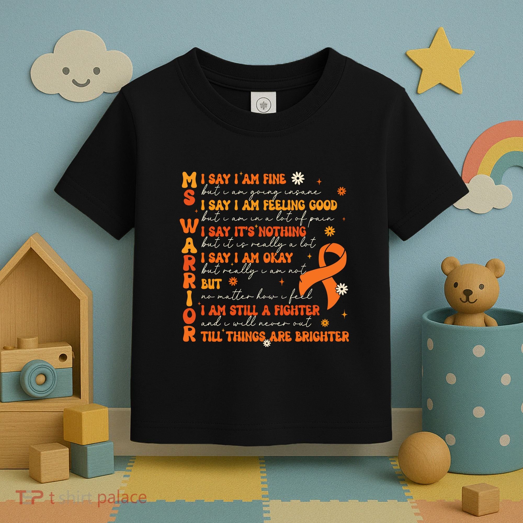 Ms Awareness Multiple Sclerosis Awareness Toddler T-Shirt
