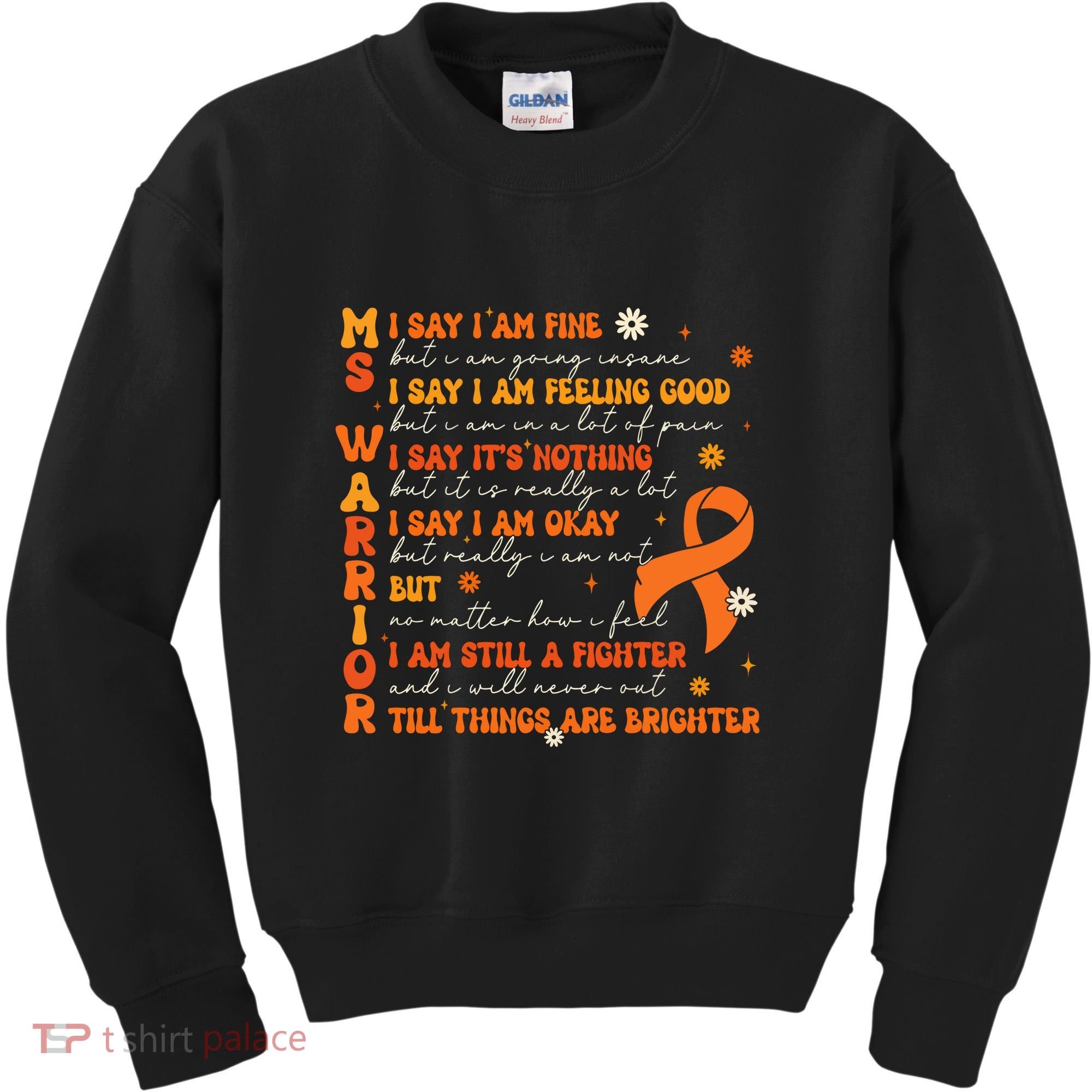 Ms Awareness Multiple Sclerosis Awareness Kids Sweatshirt