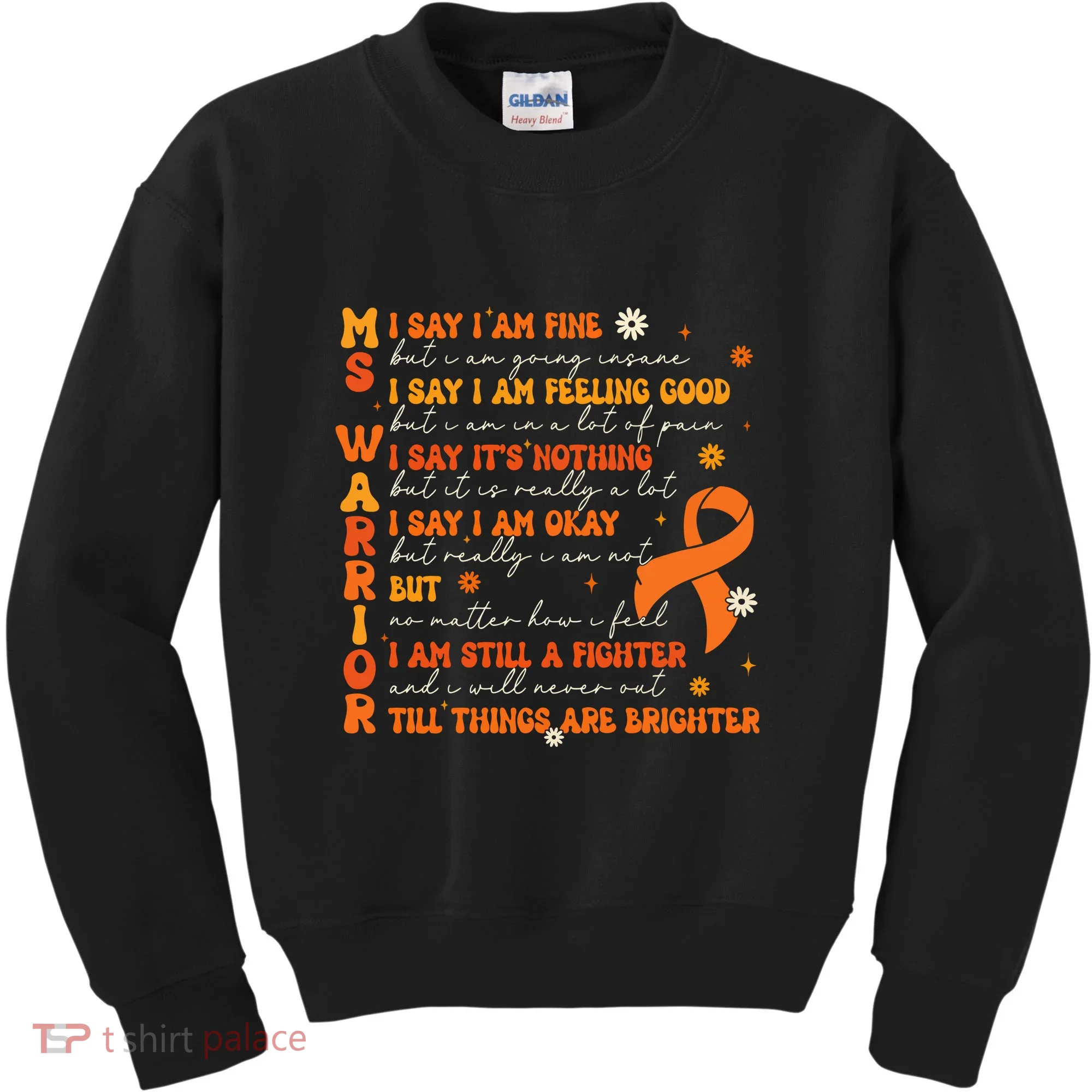 Ms Awareness Multiple Sclerosis Awareness Kids Sweatshirt