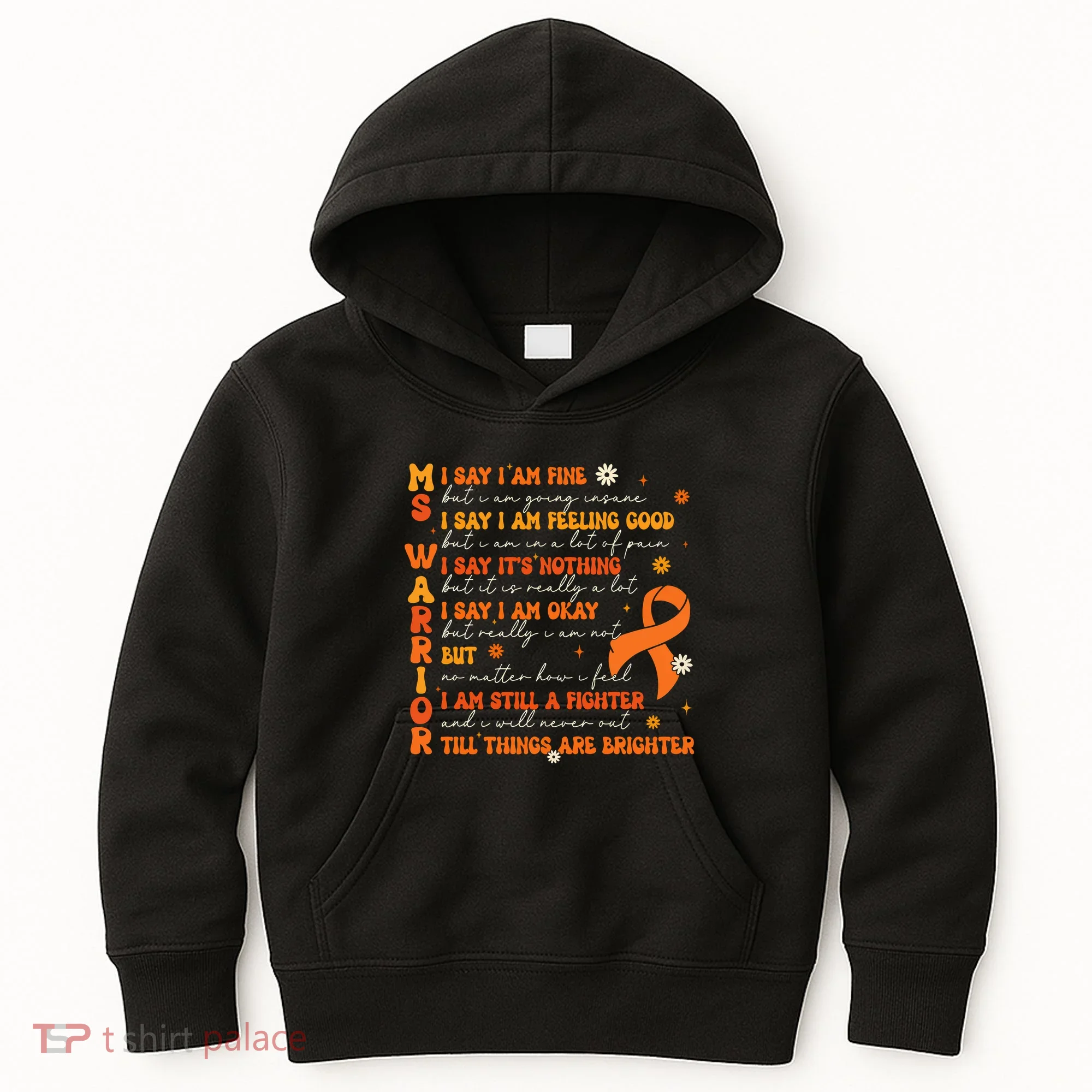Ms Awareness Multiple Sclerosis Awareness Kids Hoodie