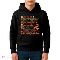 Ms Awareness Multiple Sclerosis Awareness Kids Hoodie thumb 4
