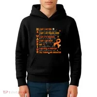 Ms Awareness Multiple Sclerosis Awareness Kids Hoodie thumb 4