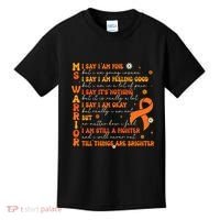 Ms Awareness Multiple Sclerosis Awareness Kids T-Shirt thumb 0