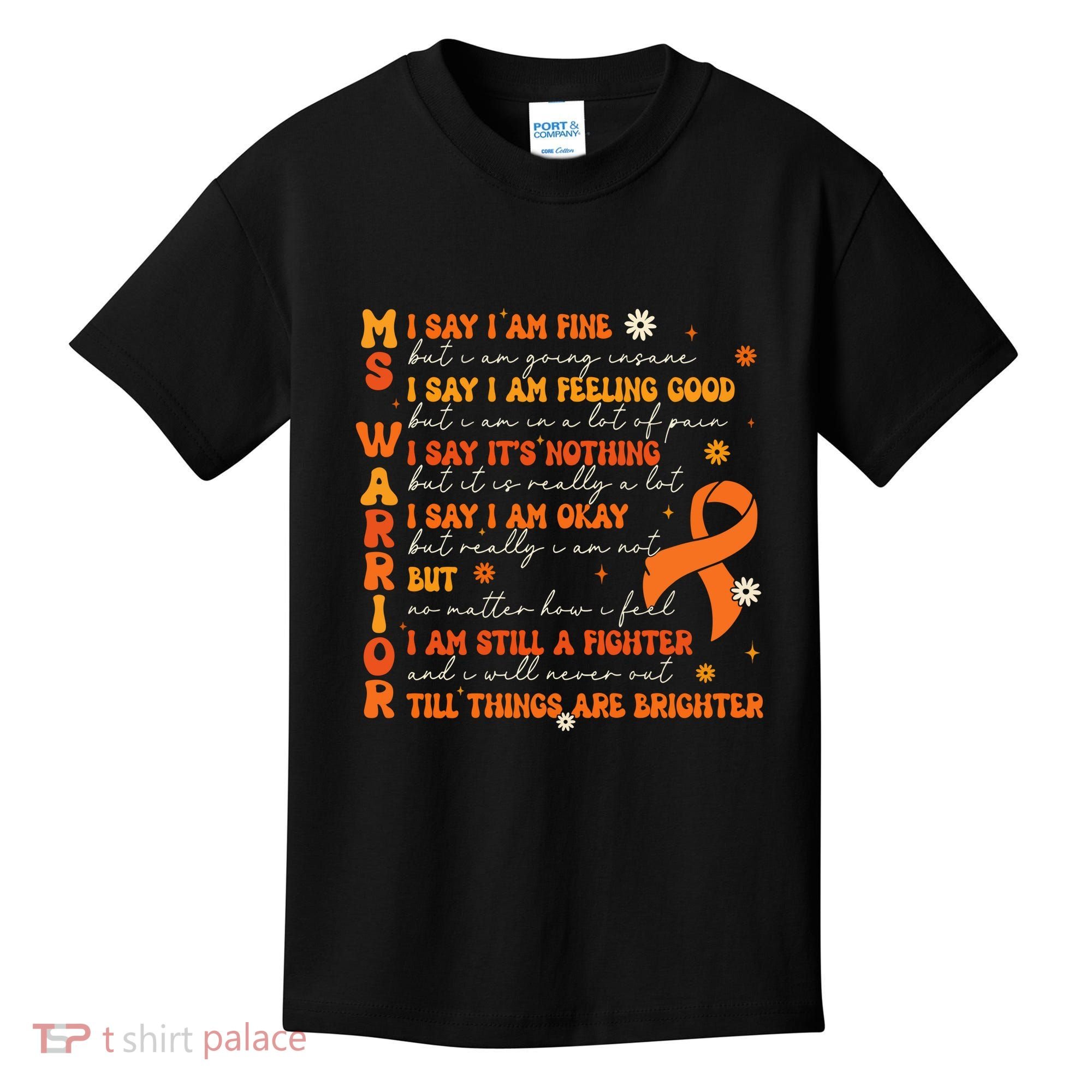 Ms Awareness Multiple Sclerosis Awareness Kids T-Shirt