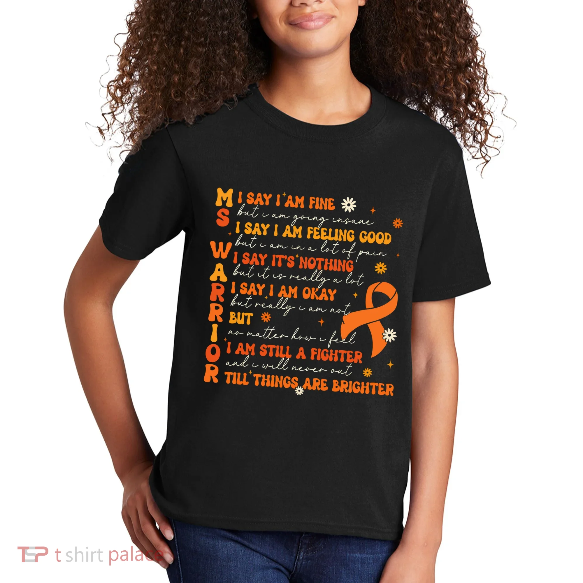 Ms Awareness Multiple Sclerosis Awareness Kids T-Shirt