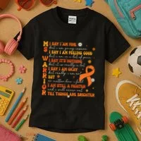 Ms Awareness Multiple Sclerosis Awareness Kids T-Shirt thumb 3