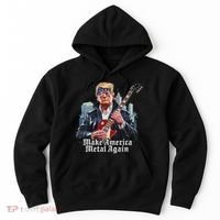 Make America Metal Again Trump Rock Heavy Music Thrash Hoodie thumb 0