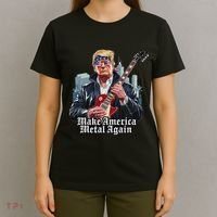 Make America Metal Again Trump Rock Heavy Music Thrash T-Shirt thumb 4