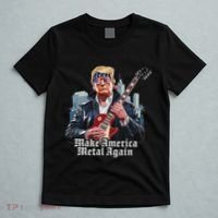 Make America Metal Again Trump Rock Heavy Music Thrash T-Shirt thumb 5