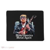 Make America Metal Again Trump Rock Heavy Music Thrash Mousepad thumb 0
